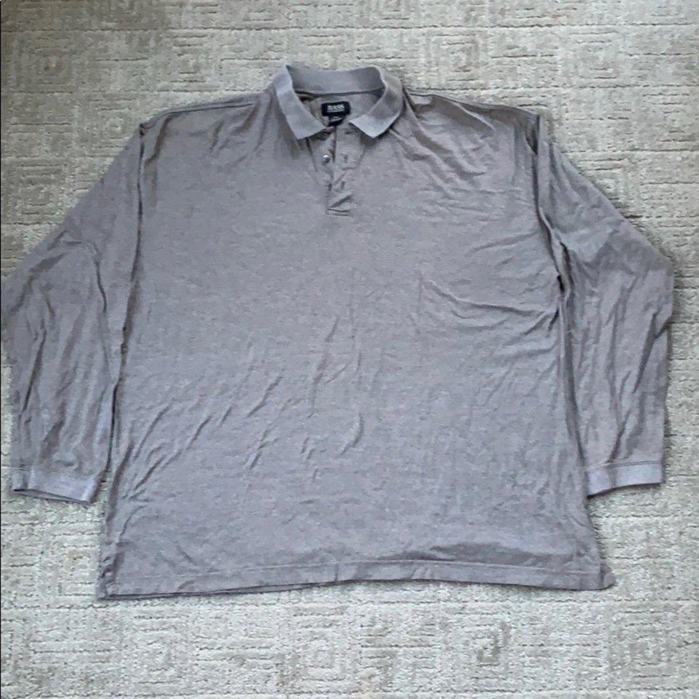 Men’s Bass long sleeve polo shirt